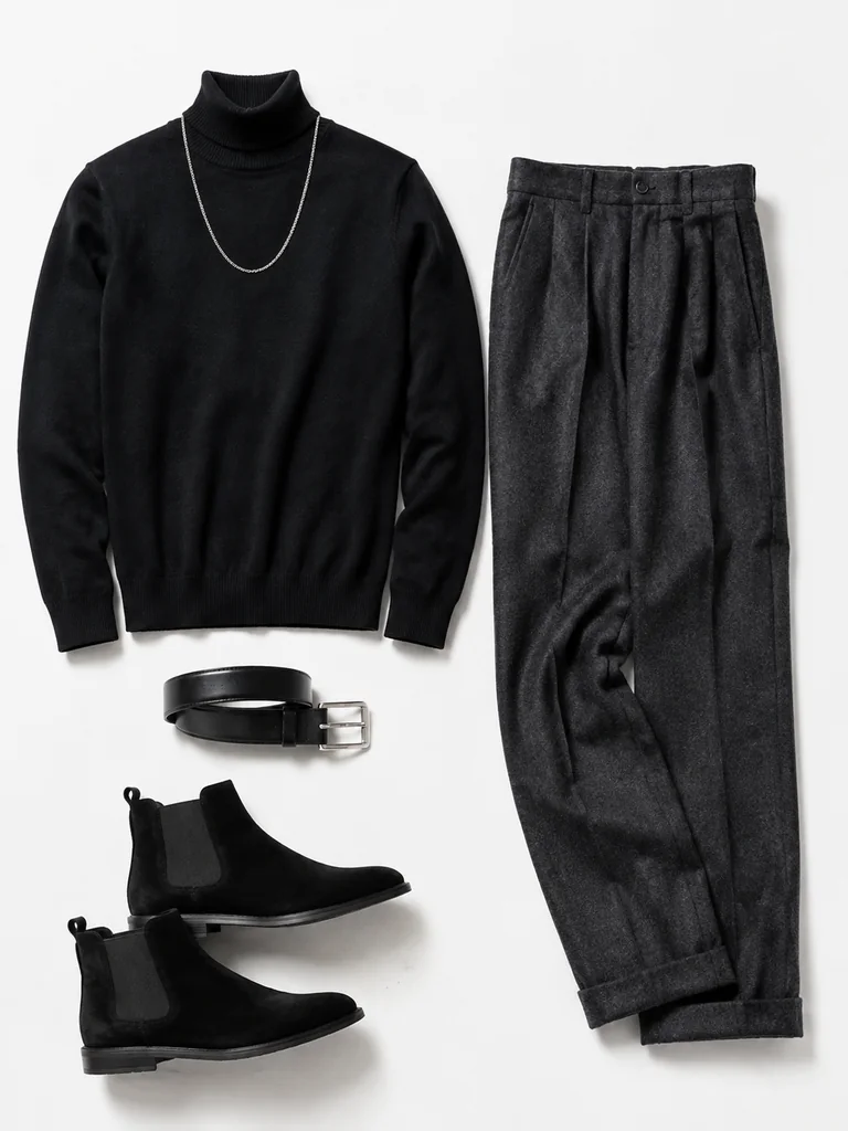 Midnight knit outfit reference